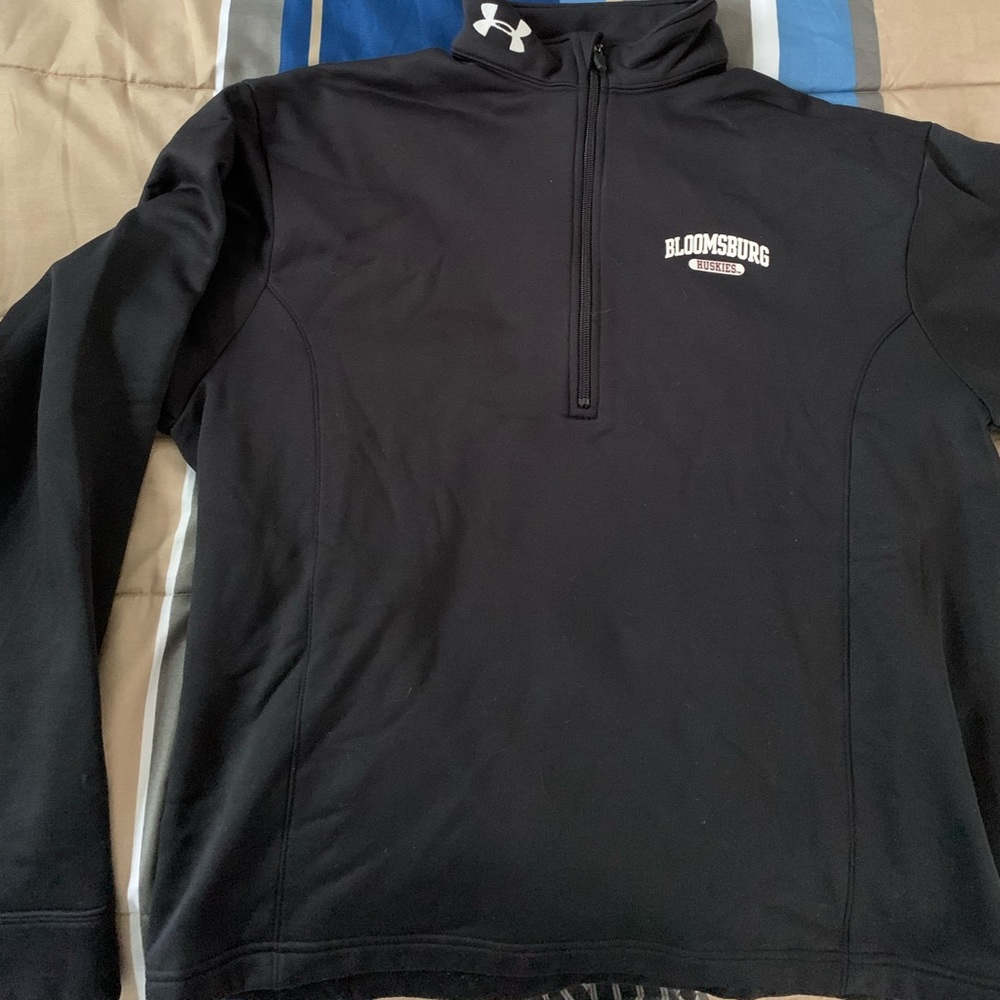 Black Bloomsburg Quarterzip